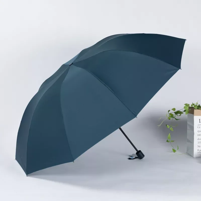 

Top-quality Umbrella Men Rain Woman Windproof Large Paraguas Women Sun 3 floding Big Family Umbrella Outdoor Parapluie