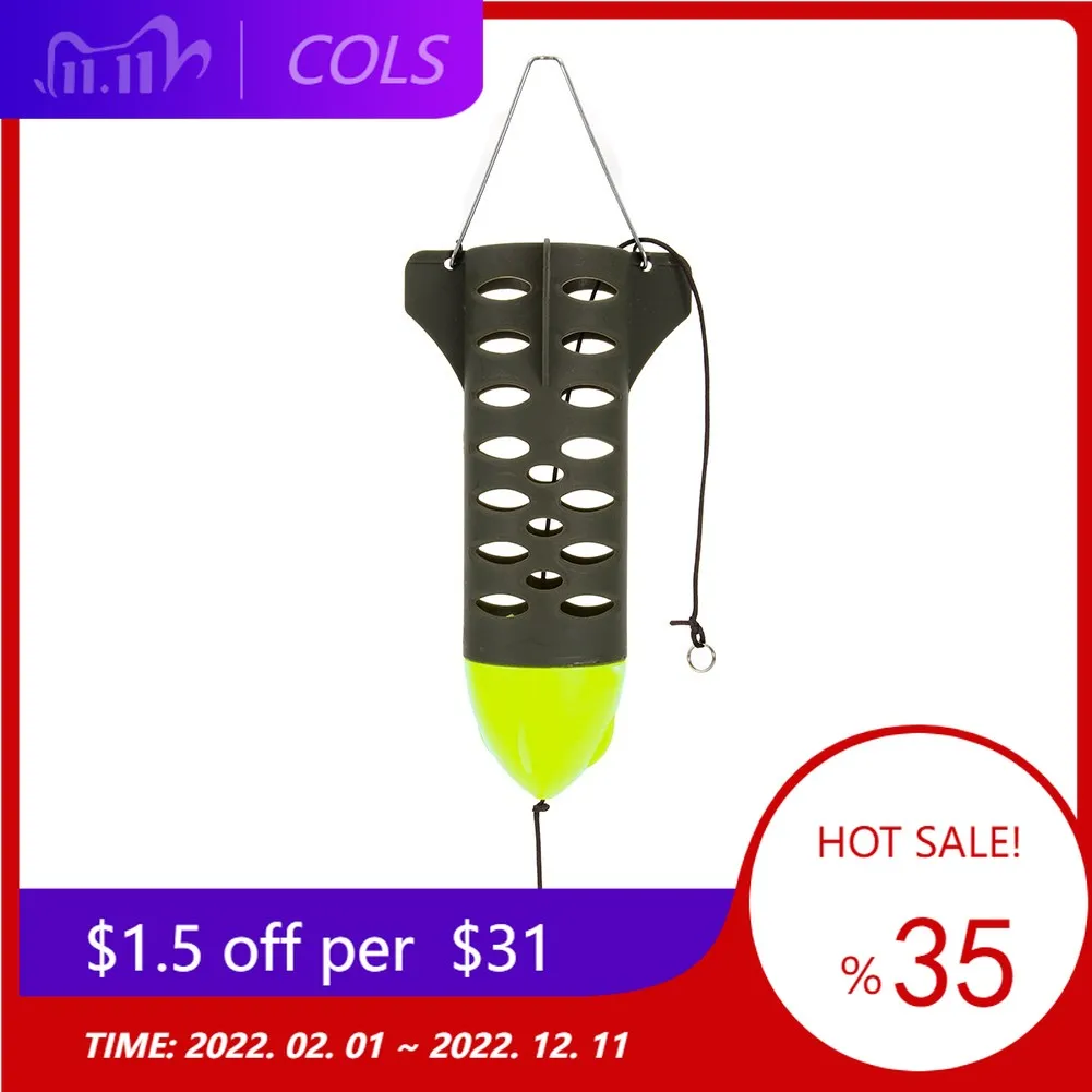 

Fishing Large Feeder Rockets Bait Tackle 2 Sizes Fishing Tackle Feeder Accessory Lure Bait Cage Trap Basket