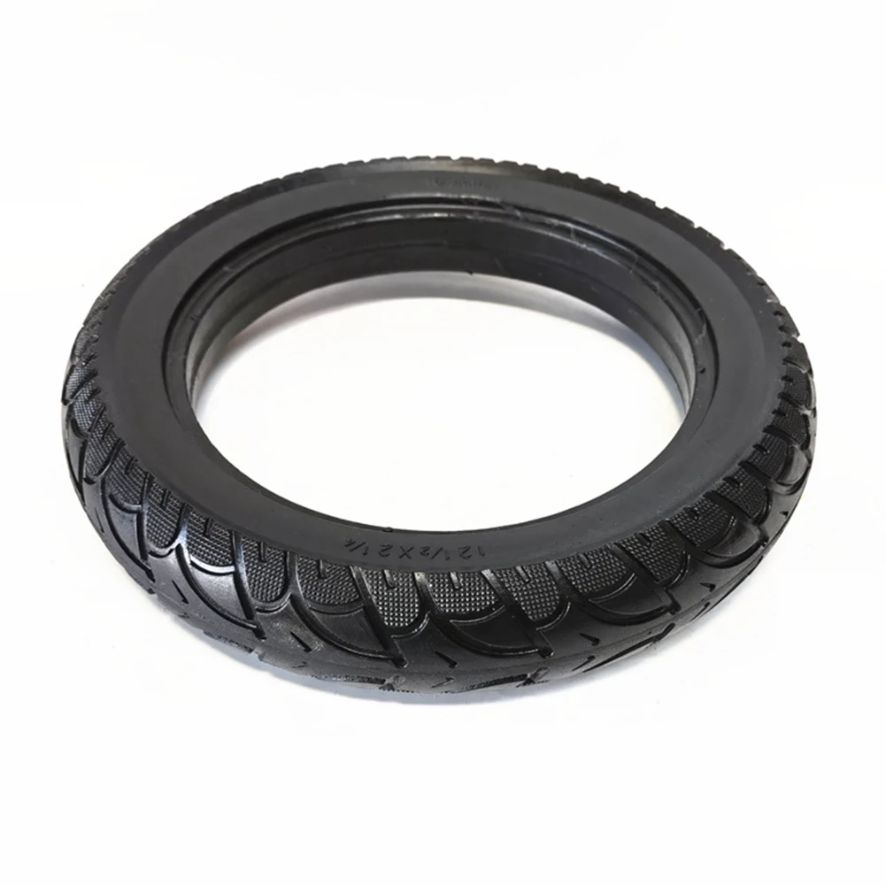 

12 Inch Solid Tyre 12 1/2x2 1/4(57-203) For E-Bike Scooter 12.5x2.50 Tire 12*2.125 Electric Vehicle Tire Rubber Universal