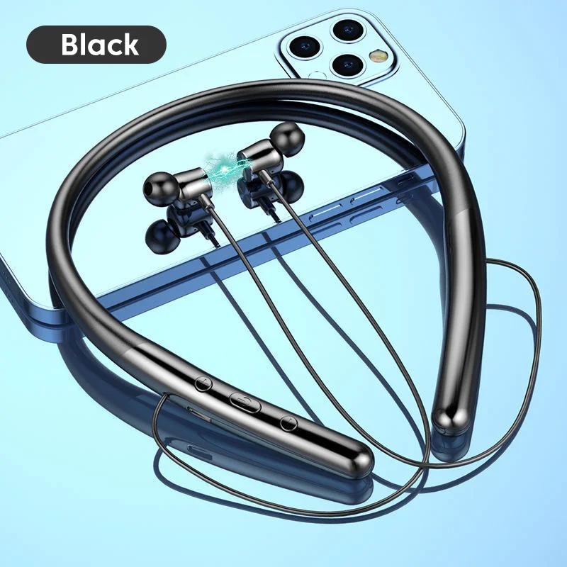 

TWS Wireless Bluetooth 5.2 Earphones Magnetic Neckband Headphones Sports Running Waterproof Headset Noise Canceling HIFI Earbuds