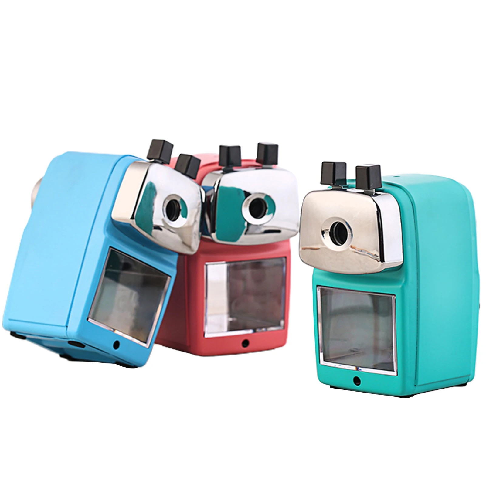 

Adjustable Thickness Pencil Sharpener Classroom Anti Slip For Children Single Hole Students Desktop Kindergarten Home Office