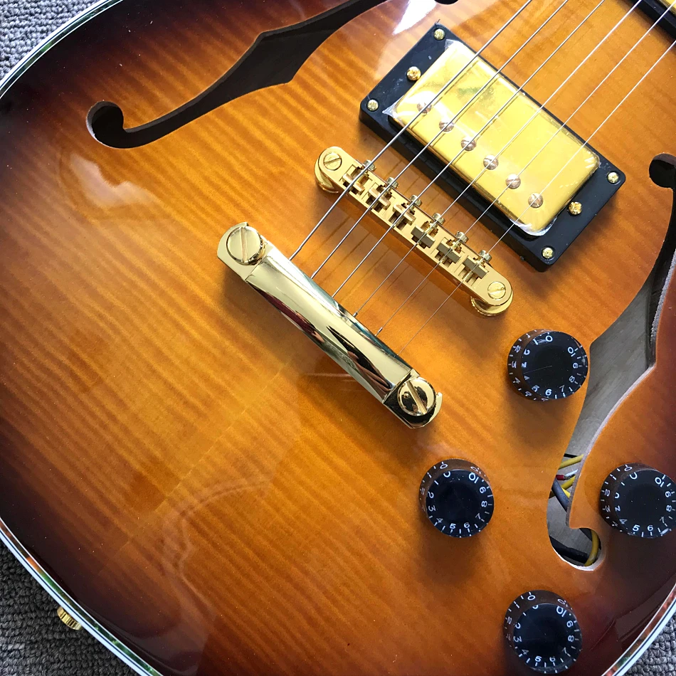 

LP Double Convex Surface Electric Guitar, Gold Hardware, Abalone Rosewood Fingerboard, Custom Shop, Made in China, Free Shipping