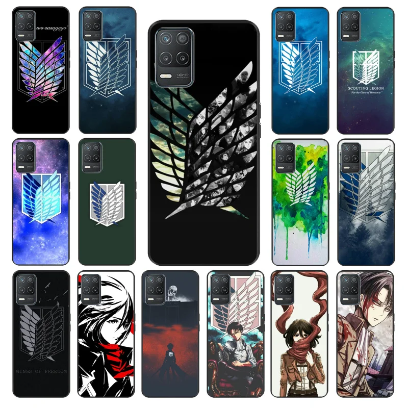 

Anime Japanese attack on Titan Phone Case for OPPO Realme 8 7 6 6Pro 7Pro 8Pro 6i 5i C3 C21 C21Y C11 C15 C20 C25 X3 SuperZoom