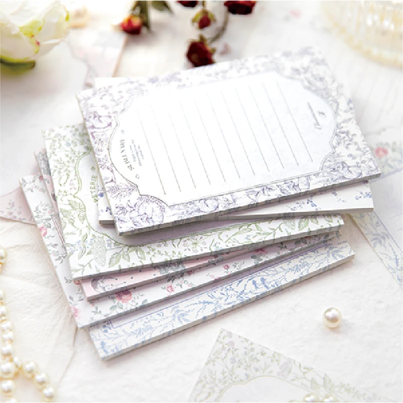 

40 pcs/pack Memos are gentle and spring light simple and fresh leaving messages notes memos and notes 6 models