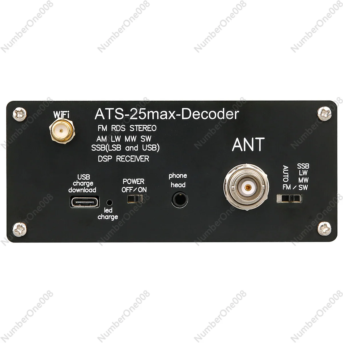 ATS-25Max-декодер SI4732 Полный радиоприемник DSP FM LW MW SW SSB 2 4-дюймовый сенсорный экран 64-108