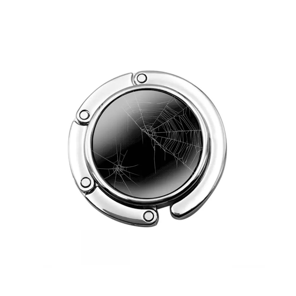 Модный креативный складной кошелек с мультяшным пауком паутиной крючок для