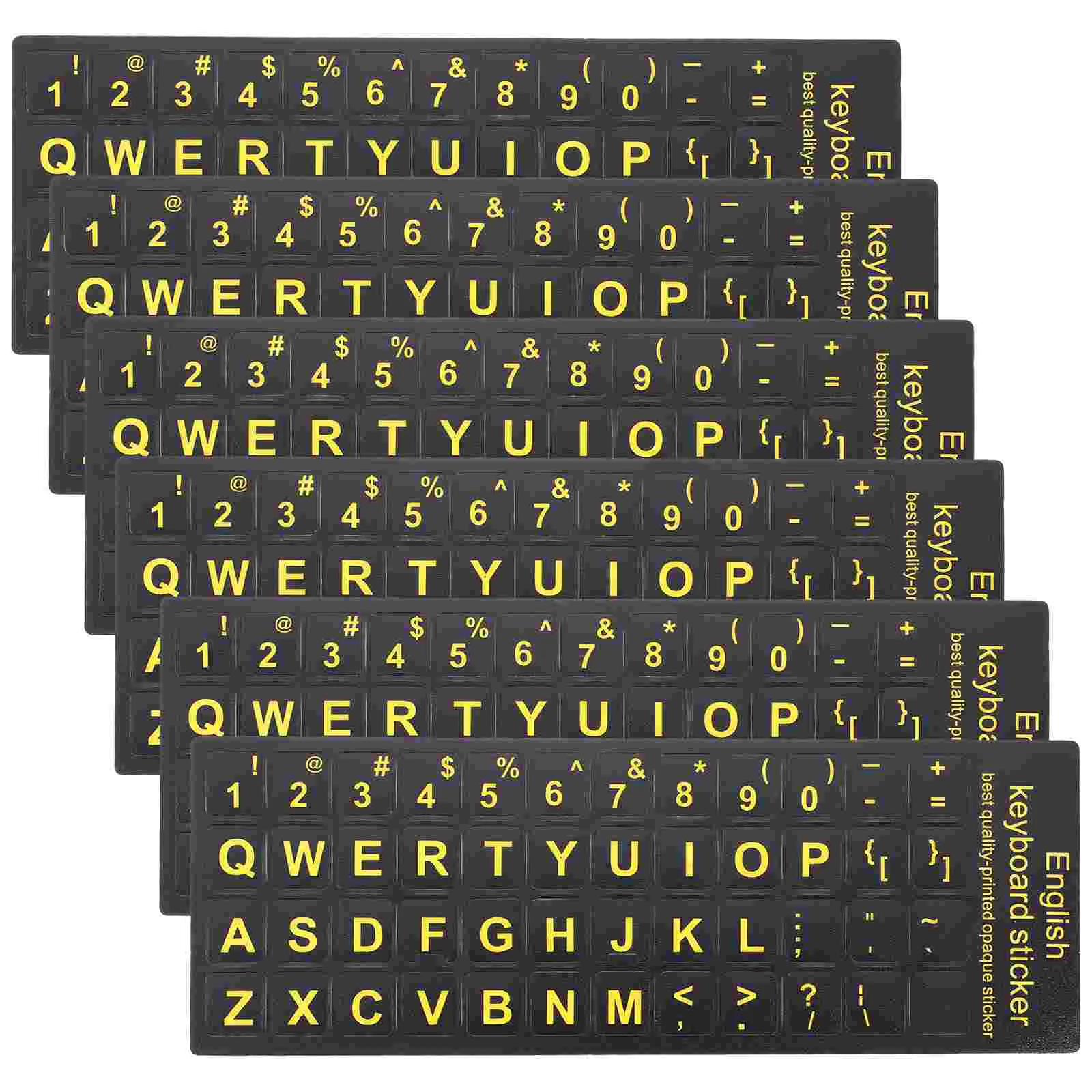 

Keyboard Sticker Laptop Stickers Letter Cover Mechanical Dark Theglow Computer Labelskin Decal Key Keycap English Decals Pc
