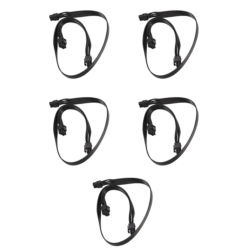 

5 шт. PCI-E 6-контактный на 2 порта 6 + 2-контактный кабель питания для модульного блока питания Cooler Master V Series V850 V700 V1000