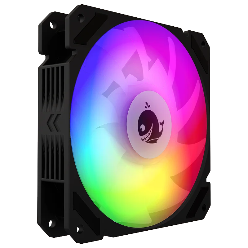 

4 Pin RGB 120mm PC Case Fan Quiet 12CM Cooling Fan Silent Computer CPU Cooler Fan ARGB Fans 12V DC Adjust Speed