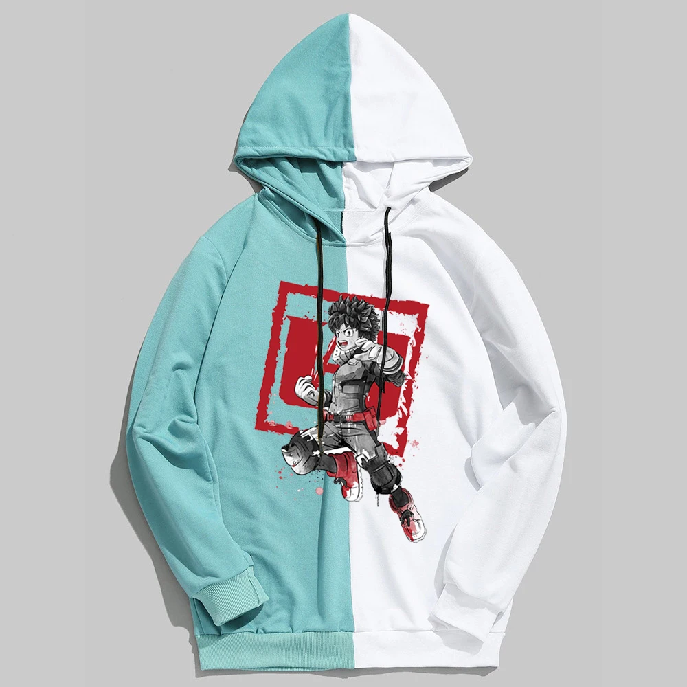 

My Hero Academic DEKU Anime Men's Hoodies Women's Sweatshirts Harajuku Anime Tops Fashion Streetwear Kpop Boys Girls Clothes