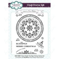 new transparent silicone christmas blessing wreath clear stamps seal scrapbooking paper embossing album decoration handmade