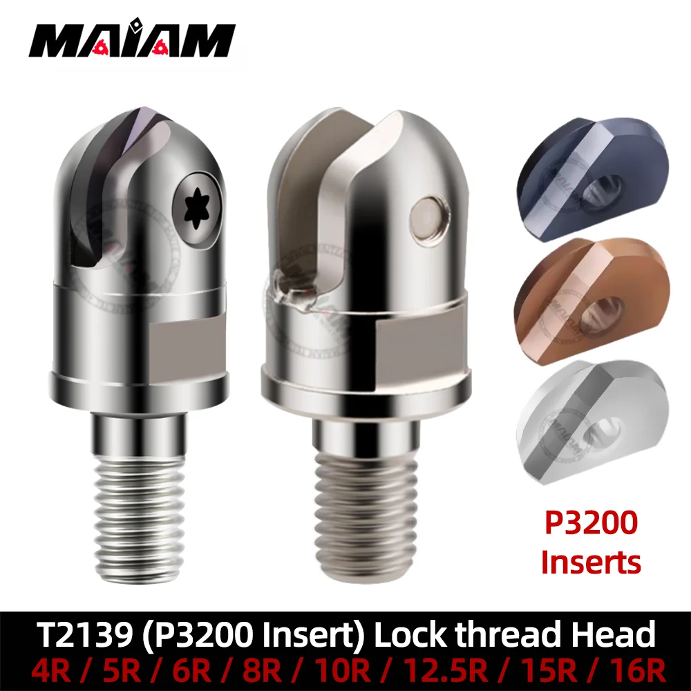 Резьбовая фреза T2139 торцевая головка фрезерного станка P3200 вставка полукруглые