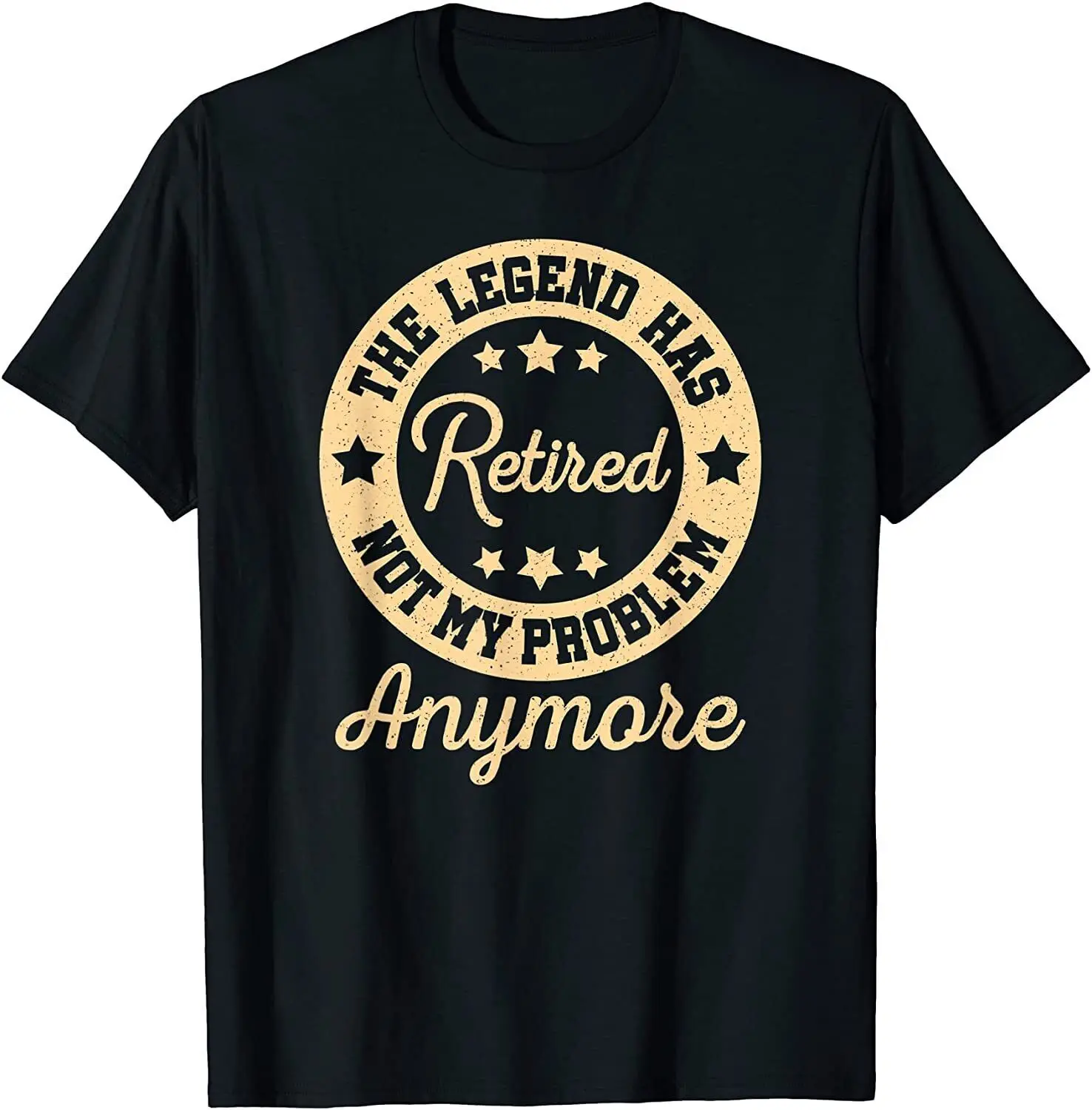 Новинка! Футболка с надписью The Legend на пенсию больше не моя проблема-Сделано в США