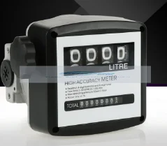 Высокоточный механический манометр топлива 4-значный расходомер цифровой