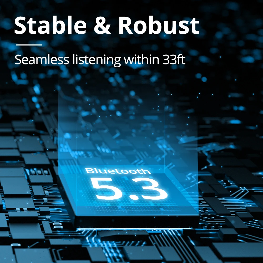 Tronsmart Space S1 open ear sport headphones, air conduction bluetooth headset, cycling wireless earphone with mic, Ultra Light