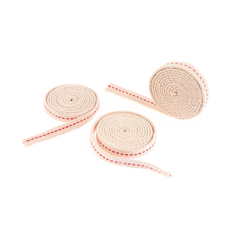 Фитиль керосиновый 1 м, плетеный хлопковый фитиль, плоский фитиль для масла, фитиль для лампы, плоский фитиль для лампы, 1 шт.