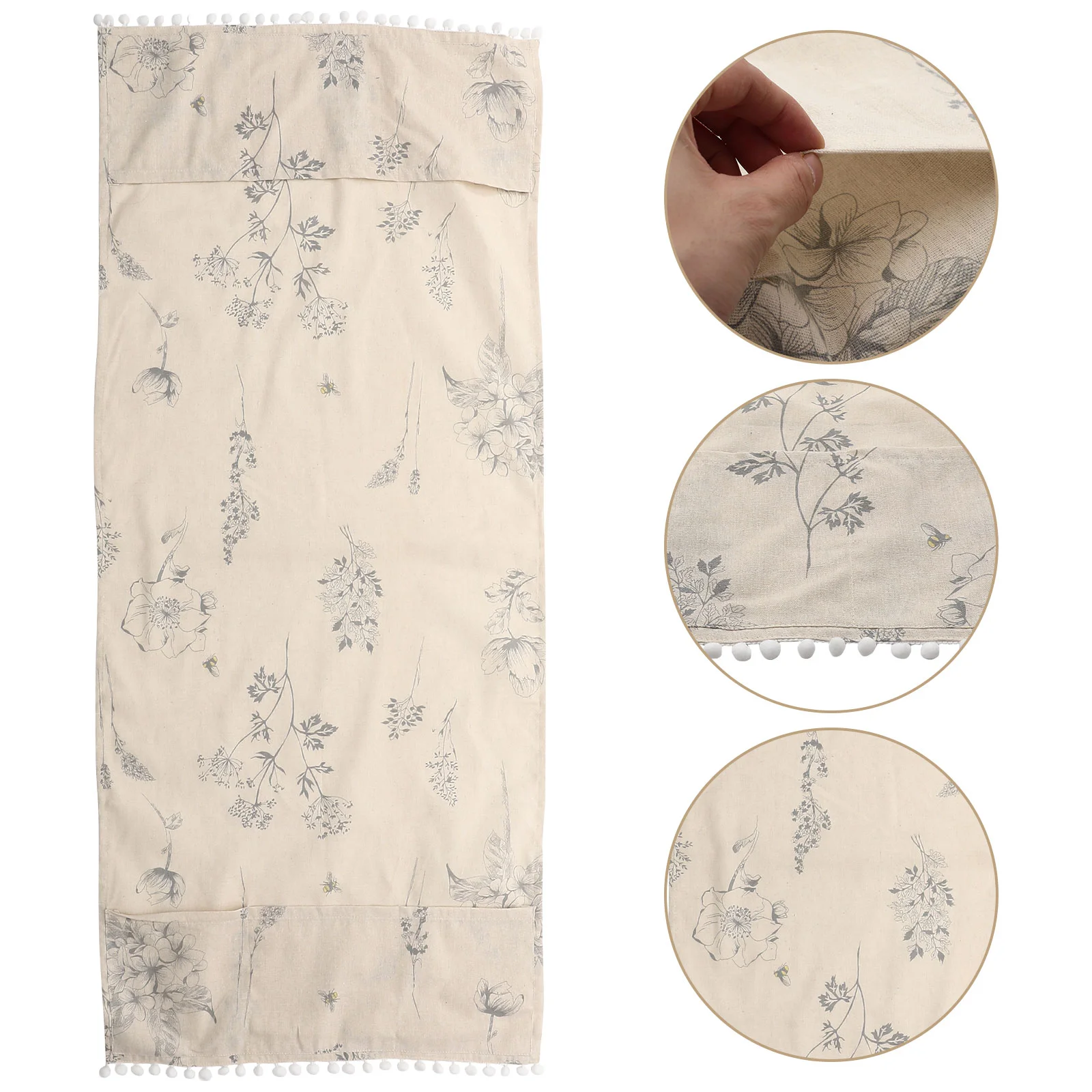

Cover Washer Protector Dryer Machine Washing Anti Mat Refrigerator Fridge Loader Cotton Appliance Oven Organizer Linen Pattern