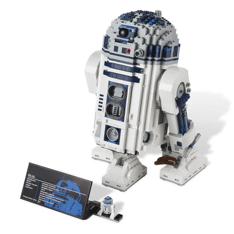 

2021 Новинка 2314 шт. Робот Star Space R2d2 Bb8 модель R2-d2 фигурки 75308 строительные блоки кирпичи для мальчиков подарок на день рождения игрушка для детей