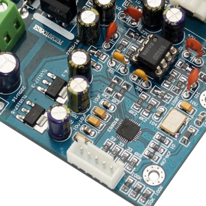 ES9018K2M ЦАП Плата ES9018 I2S Входная декодирующая плата NE5532 Dsd волоконно-коаксиальный