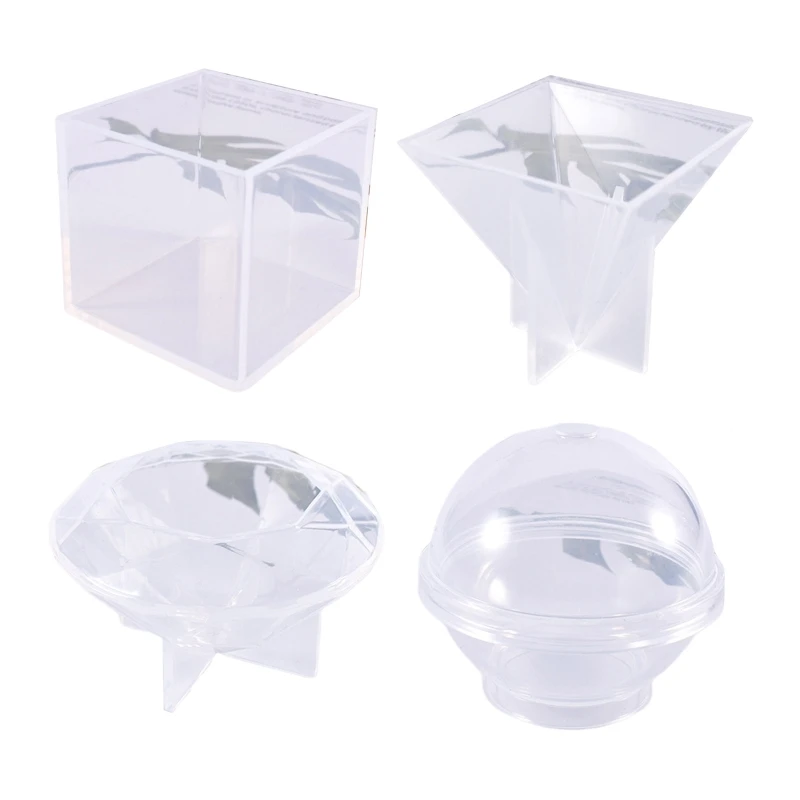 

Sphere Pyramid Square Round Silicone Molds for Resin Epoxy Candle Wax Soap