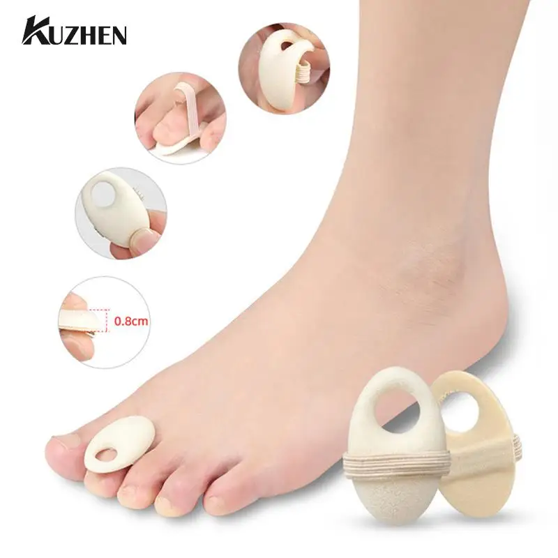 

1Pair Corn Wear Sleeve Callus Cushions Shoes Heel Pad Foam Round Toe Foot Corn Bunion Protectors Pads