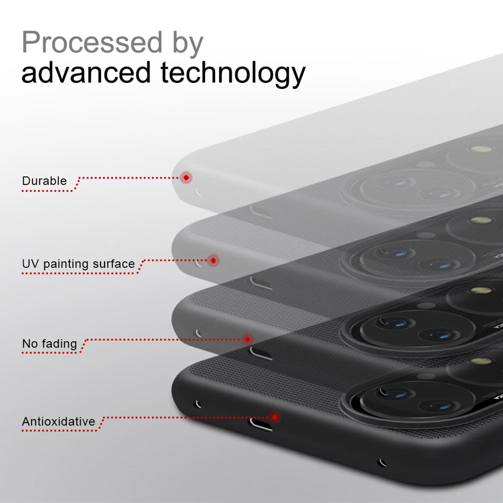 Чехол Nillkin для Huawei P50 суперматовый Защитный матовый Жесткий задней крышки
