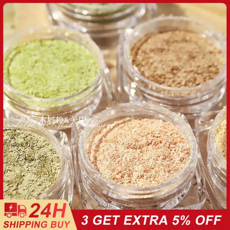 

Блестящие аксессуары для ногтей высококачественный дизайн ногтей роскошный простой в использовании популярный порошок для деревянной стружки Универсальный Модный популярный