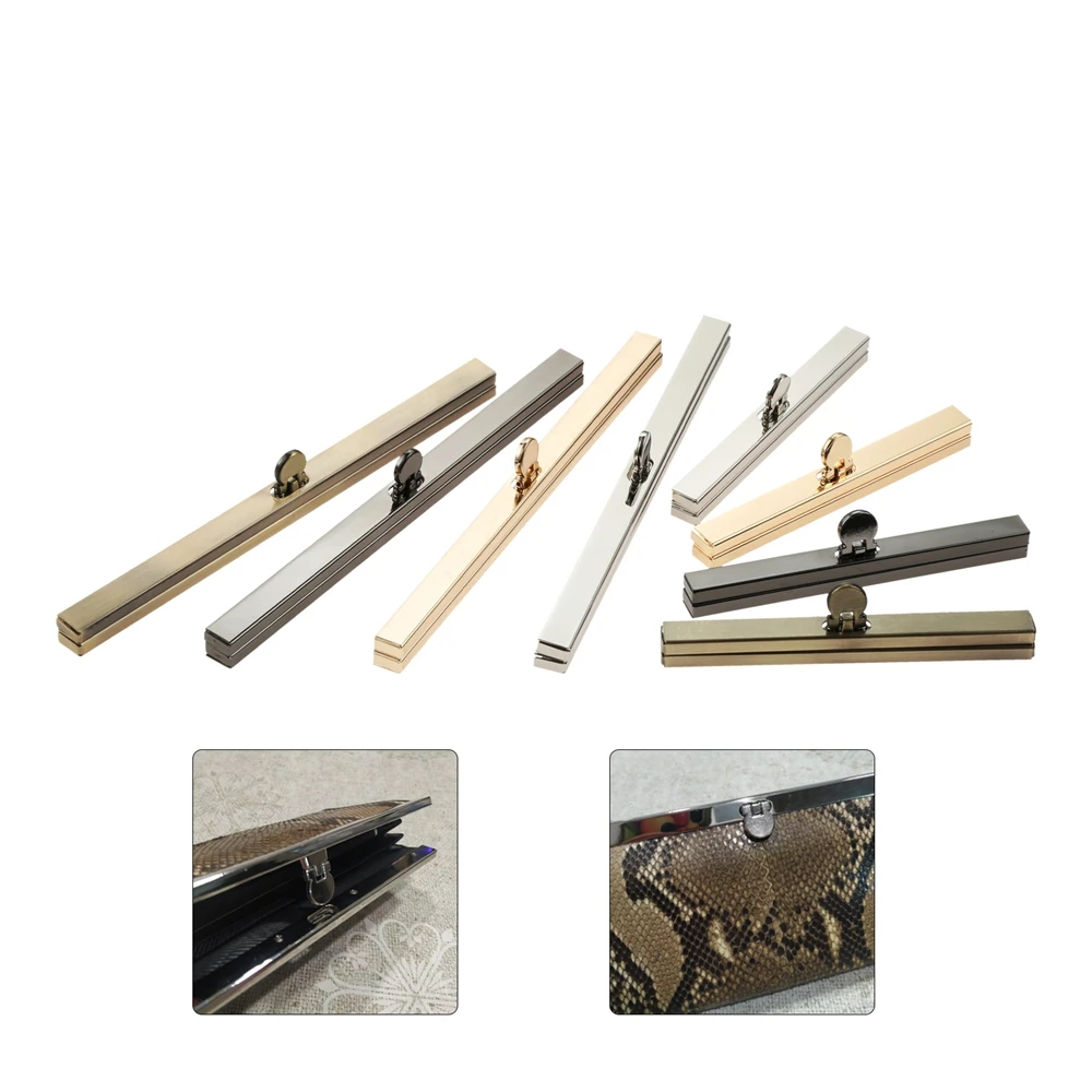 

1pc Purse Frame 11.4cm/19cm 4 Colors Metal Edge Strip Clasp Wallet Bags Handbag Making DIY Accessories