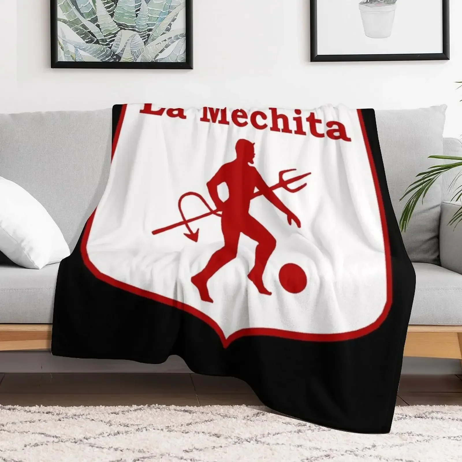 America de Cali Logo - Одеяло La Mechita одеяла украшения для диванов флярные волосатые