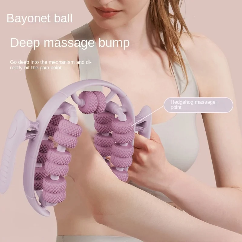 Лидер продаж новейший 26-колесный кольцевой зажим для ног массажер