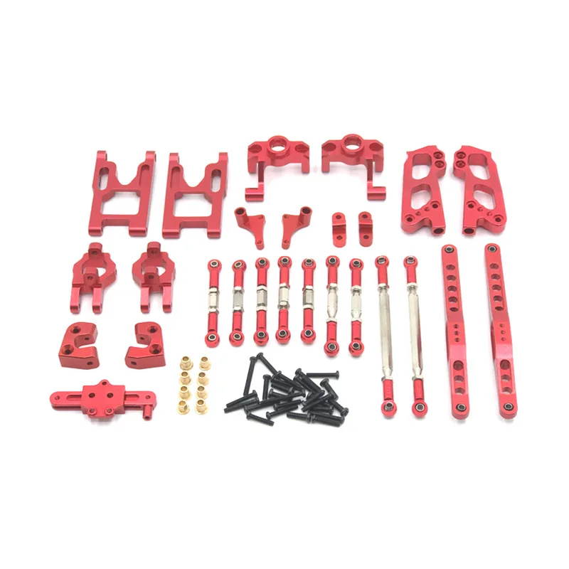Metal upgrade parts for wltoys 12428 A-B C 12423 FY-01 02 03 Metal upgrade parts set, swing arm, steering cup, pull rod, etc.