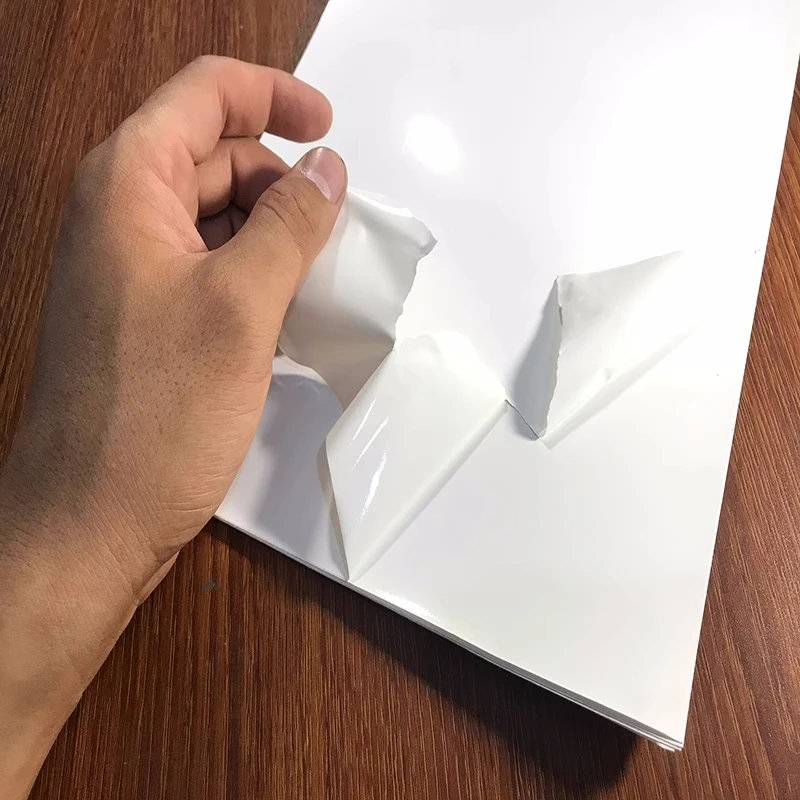 Виниловая хрупкая бумажная наклейка A4 лазерная печать струйная