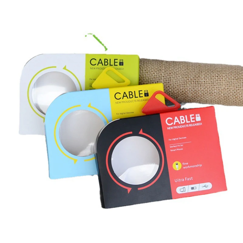 

200 шт. бумажный пакет для кабеля для передачи данных с лотком и окошком пустая Универсальная розничная упаковочная коробка для Iphone Samsung Xiaomi