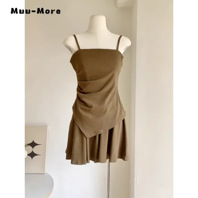 Милый винтажный стиль комплект из 3 предметов женский свободный жилет + тонкая