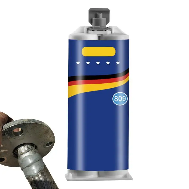 

2Pcs AB Metal Repairing Adhesive Super Glue Iron Steel Auto Radiator Water Tank Special Leakage Plugging Welding Glue 100g