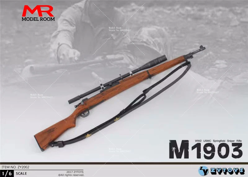 Снайперский пистолет ZYTOYS ZY2002 в масштабе Второй мировой войны M1903 модель оружия