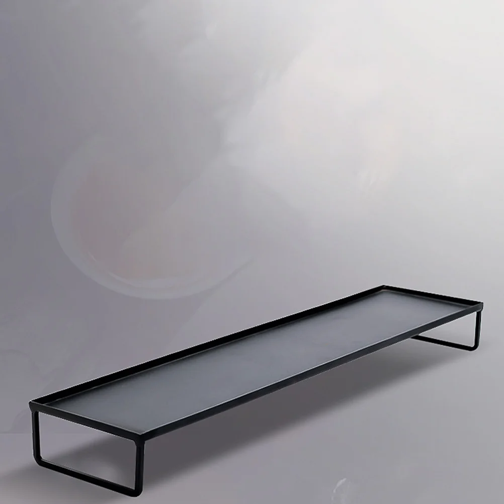 

Metal Stand Iron Rack Pot Display Tray Teaware Storage Shelf Flower Planter Teaware Stand Teaware Serving Tray 50x12.2x5.3cm
