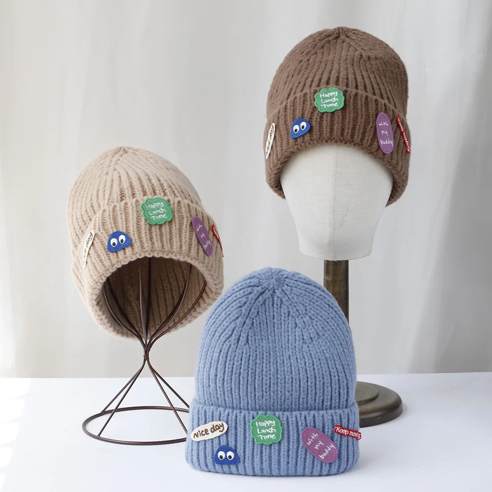 Женская Лыжная Маска-балаклава Y2K Повседневная Зимняя Шапка Из Смеси Хлопка