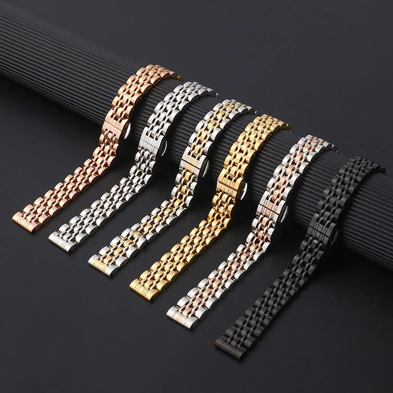 

14mm Watchbands Straight end Stainless steel Watch band Solid Women straps bracelets For Armani/DW watch