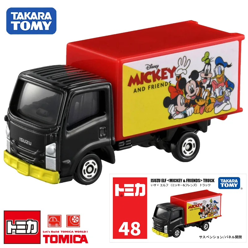 

TOMY Dumaica Simulated Alloy Automobile Model Man No. 48 Isuzu Mickey Friend Transport Truck 188018