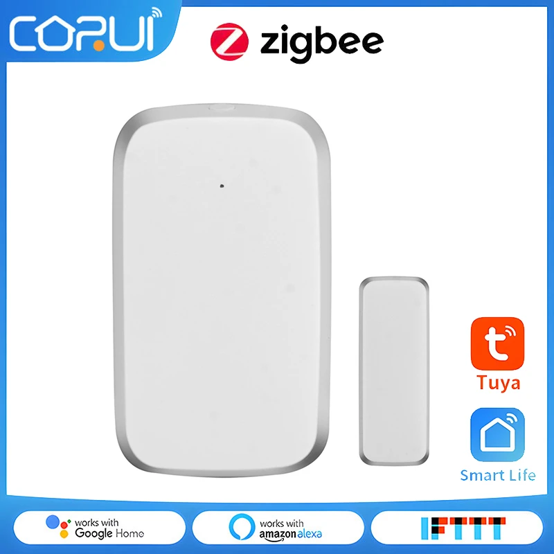 

Дверной детектор CORUI EWelink ZigBee, беспроводной магнитный сенсор для умного дома, с дистанционным управлением через приложение