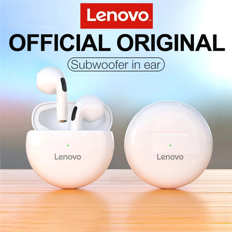 

Lenovo HT38 TWS Earphone Wireless Fone Bluetooth Headphones AI Control Mini Headset Dual Mic Noise Reduction HiFi Stereo Earbuds