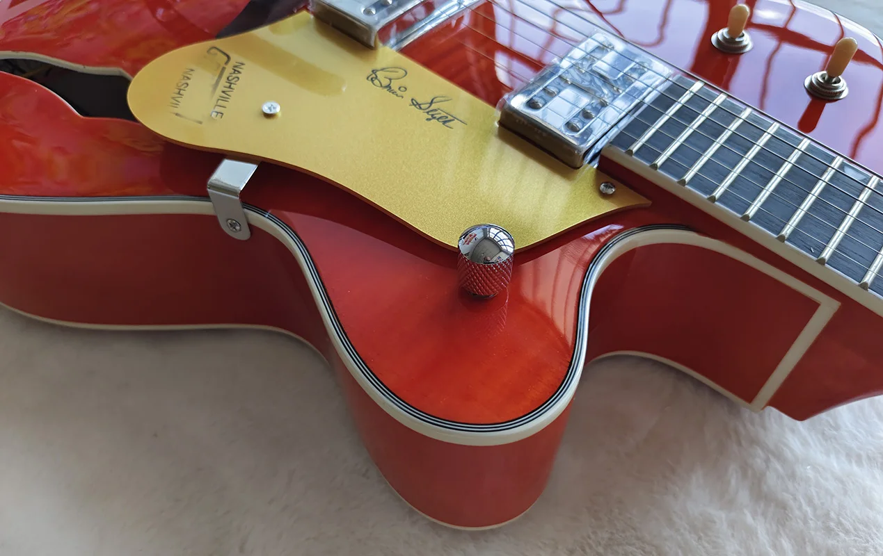 Электрическая гитара с грифом из палисандра