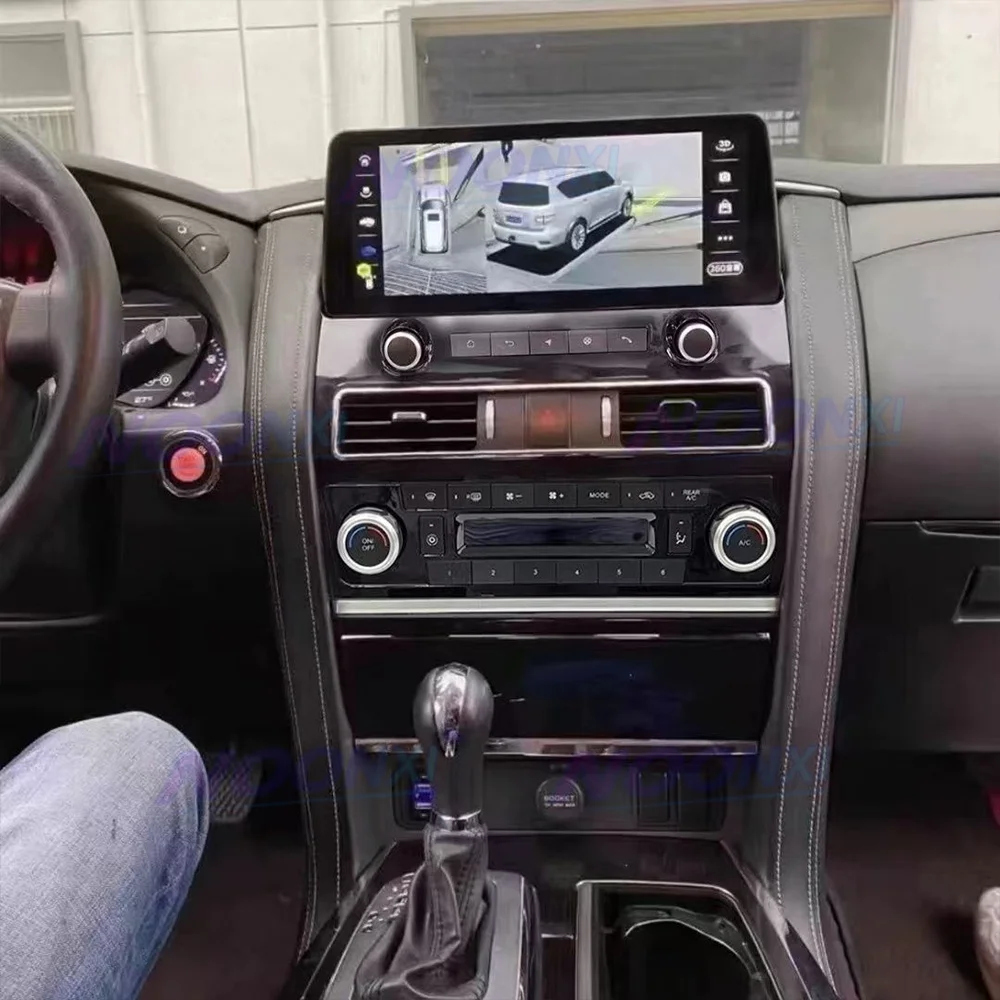 

Для Nissan Armada Patrol Royale SL Y62 QX80 QX56 2010-2020 Автомагнитола Стерео 128 ГБ 12,3 дюйма Мультимедийный плеер GPS Nav DSP Carplay