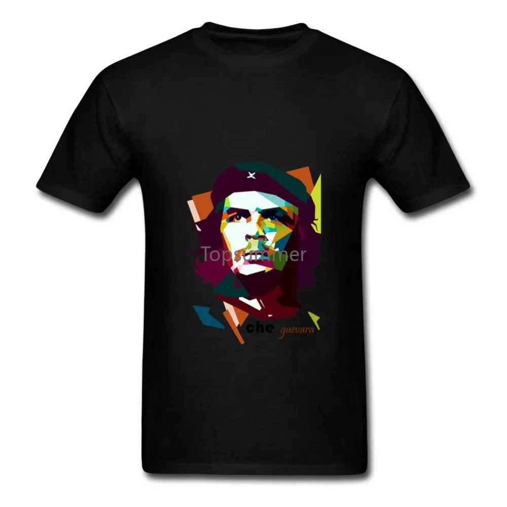 

Top Quality Cotton Che Guevara Cuba Funny Men T Shirt Casual Short Sleeve Character Print Mens T-Shirt Fashion Cool T Shirt