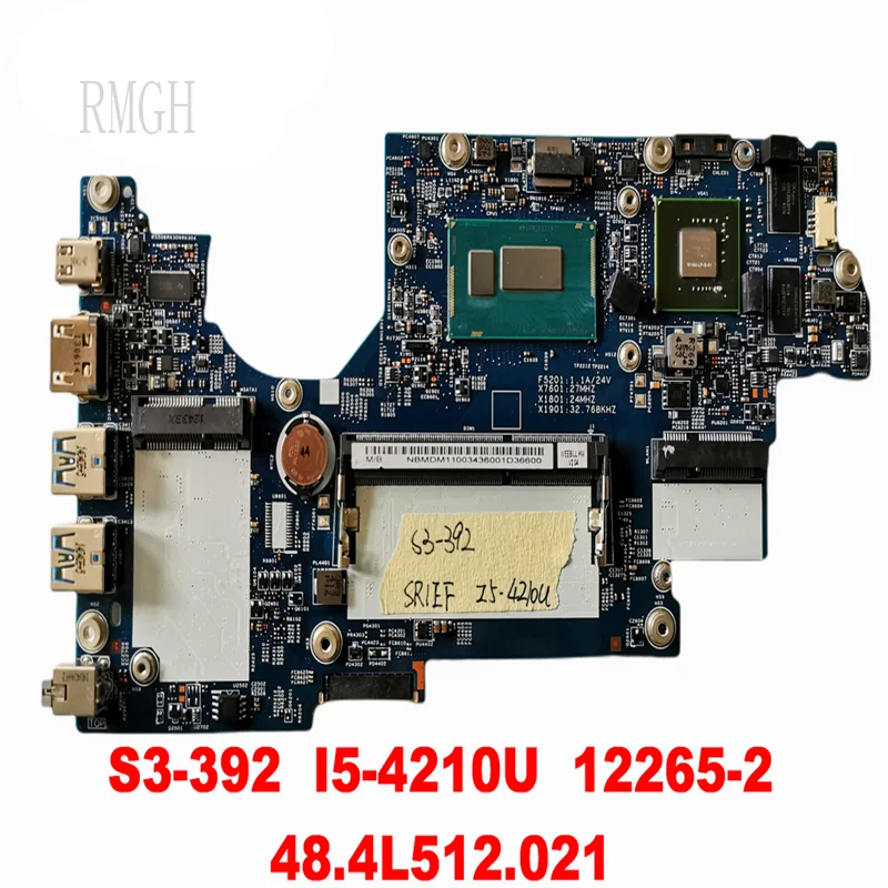 

Genuine Original Motherboard 12265-2 for ACER S3-392 laptop motherboard S3-392 I5-4210U 48.4L512.021 Tested 100% Good Free
