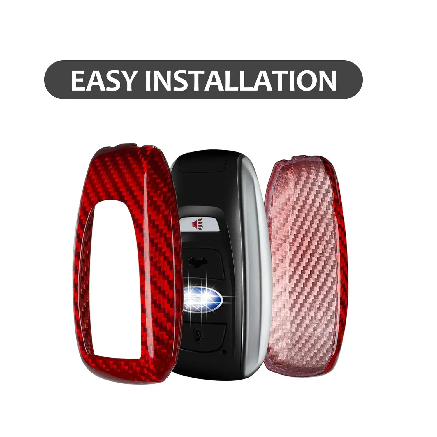Чехол для ключей из углеродного волокна защитный чехол Subaru BRZ XV OutbackForester Ascent Crosstrek