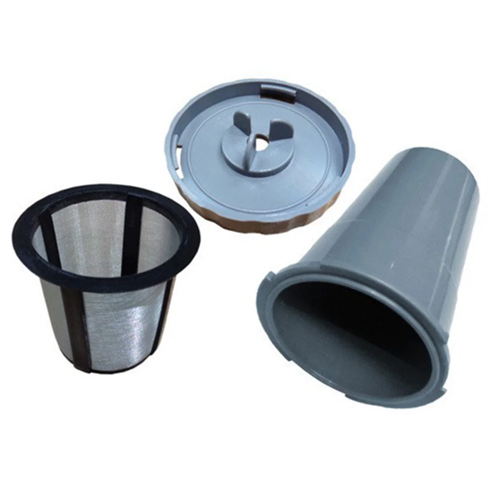 

3 многоразовых держателя + 1 ложка + 1 щетка My K-Cup, фильтр для кофе, многоразовый сменный держатель для Keurig 59,5*34*84 мм