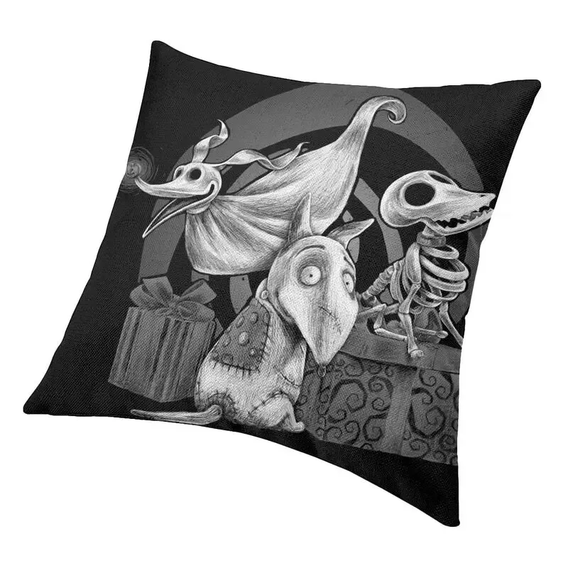 Sparky Frankenweenie скандинавская декоративная наволочка украшение жуткая собака Тим