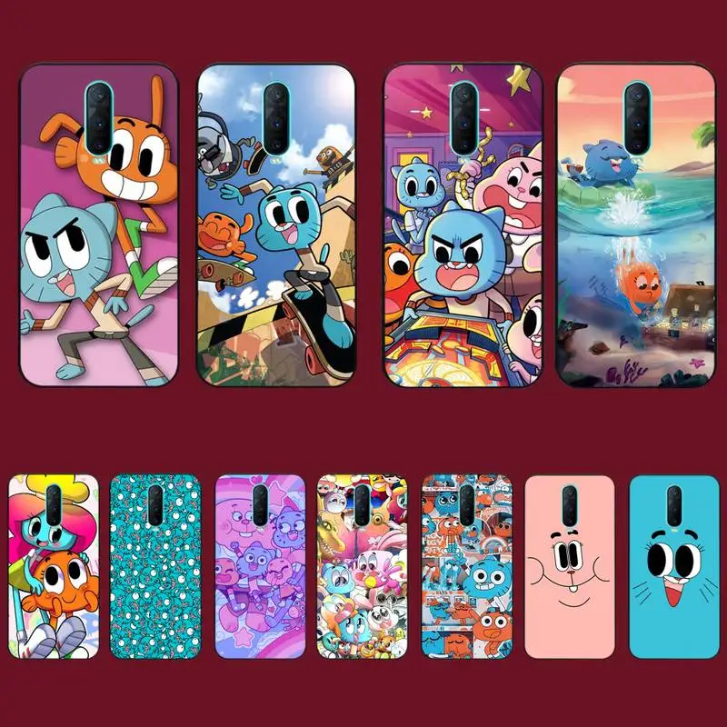 

BANDAI The Amazing World of Gumball Phone Case for Vivo Y91C Y11 17 19 17 67 81 Oppo A9 2020 Realme c3